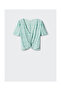 Textured Blouse with Knot Detail