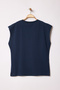 Lacivert Oversize/Geniş Kesim Chaos Baskılı %100 Pamuk Atlet TMNSS25AL00006 - 4