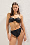 Black Tunnel Brazilian High Waist Bikini Bottom Tbess25Ba00031 - 2