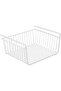 2Pack Large Metal Under Shelf Hanging Storage Bin Basket – Open Front Organizer for Kitchen - 7
