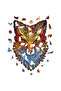 - Figured Wooden Puzzle Kit - Fiery Fox - King - 308pcs