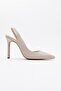 Twi̇ne Beige Patterned Women's Heeled Shoes - 5