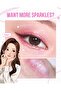 True Beauty - Pink Gold Glitter Eyeshadow | K-Drama Makeup, Pigmented, Long-Lasting Shimmer - 4