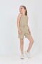 Girl's Tank Top and Pocket Shorts Set - 3