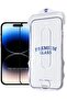 [Magicbox] iPhone 15 Compatible Magic Box Full Coverage Glass Screen Protector with Easy Installation Tool