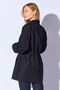 Black Drawstring Waist Water Repellent Raincoat Women's Trench Coat |   Ek 100389277 - 3