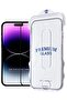 [Magicbox] جهاز Magic Box متوافق مع iPhone 14 Pro مع جهاز سهل التركيب، واقي شاشة زجاجي كامل التغطية