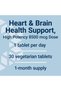 High Potency L-methylfolate 8500 mcg DFE – Heart & Brain Support, Gluten-Free, Non-GMO – 30 Tablets - 5