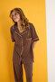Viscose Buttoned Pajama Set - 2