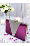 Purple Satin Silver Stone Evening Dress Bag Evening Bag - 5