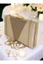 Nude Satin Rosegold Stone Evening Dress Bag Evening Bag - 7