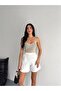 Women's Back Zipper Detailed City Boy Shorts - 3