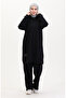 Hooded Tunic Trousers Double Suit 0566-06 Navy Blue - 2