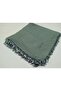 Handmade Star Embroidery, Beaded Writing, Cheesecloth, Scarf, Yemeni, Mevlüt Coverlet, 4 Sides Embroidered - 2
