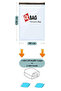 (1 Piece) (Mega Jumbo Size) 90 cm X 120 cm Double Quilt Vacuum Bag Vacuum Bag - 2