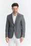 Serardo Men's Gray Half Lined Spring-Summer Sports Blazer Jacket with Flap Pockets