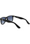 Unisex Polarized Sunglasses Shiny black  Mirror Lens - LC1018C01 - 2