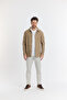 Zevos Men's Mink Linen Blended Overshirt Spring Jacket New Season - 2