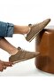 Fulgor Cream Genuine Leather Women's Sneakers - 3