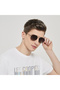 Unisex Polarized Sunglasses Brown Mirror Lens - LC1035C03 - 4