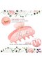 Bride Written Stone Acetate Bone Women's Pink Clasp Buckle 10cm - Gift Bridal Wedding Engagement Accessory - 5