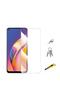 واقي شاشة زجاجي قصير شفاف متوافق مع Realme 10 4G - رفيع للغاية - 4