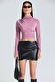 1982 Sandy Pink Crop with Ruffle Detail