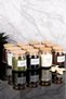 Set of 12 Wooden Vacuum Lid Luxury Glass Spice Jars Set with Spoon and Label Spice Jar Set 300 ml - 4