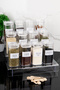 Set of 12 White Label Mica Spice Jars with Spoon and 300 ml Vacuum Leakproof Lid - 6