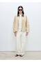 Cotton Jacket with Contrast Collar - 2