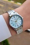 Steel Dial Blue Band Gray Color Guaranteed Women's Wristwatch - 3