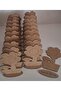 20Pcs Daisy in Vase Wood Painting Activity School Course Kindergarten Holiday Event Art Hobby Set - 3