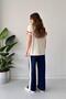 Double Color Modal Suit Navy Blue - 5