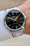 Black Dial Black Cord Gray Color Luxury Guaranteed Men's Wristwatch - 3