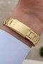 Brand Yellow Color Calendar Luxury Model Women's Wristwatch - 4