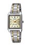 Silver Yellow Color Women's Wristwatch