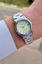 Yellow Gray Color Guaranteed Calendar Women's Wristwatch - 3