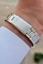 Yellow Gray Color Guaranteed Calendar Women's Wristwatch - 4