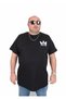 Men's T-Shirt King of O-Neck Large Size 25141 Black