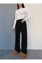 Julia Milano Pamela Lovely Black Do Not Fade Super High Waist Women's Loose Jeans Palazzo 2025 - 5