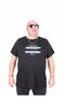 Men's Oversize Crew Neck T-Shirt Start Stop 25178 Black