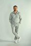 Pique Half Zipper Sweat - Light Gray - 7