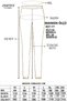 Women's Black Double Pocket Ligra Belt Rubber Detailed Zippered High Waist Crepe Style Pants. - 8