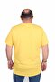 Men's Large Size Crew Neck T-Shirt Un Beat En 25146 Yellow - 3