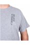 Men's Large Size Crew Neck T-Shirt Believe 25157 Gray Melange - 2