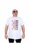 Men's Big Size Crew Neck T-Shirt London 25166 White