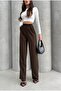 Women's Comfortable Lycra Crepe Palazzo Trousers Dark Blue