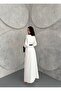 Atlas Fabric Dress(Belt Included) - 4