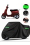 Vespa Et 4 Compatible Motorcycle Tarpaulin Premium (Lock Compatible) - Black - Mpro9002
