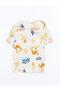 Lcw Kids Crew Neck Patterned Combed Cotton Baby Boy T-Shirt (S5) - 3